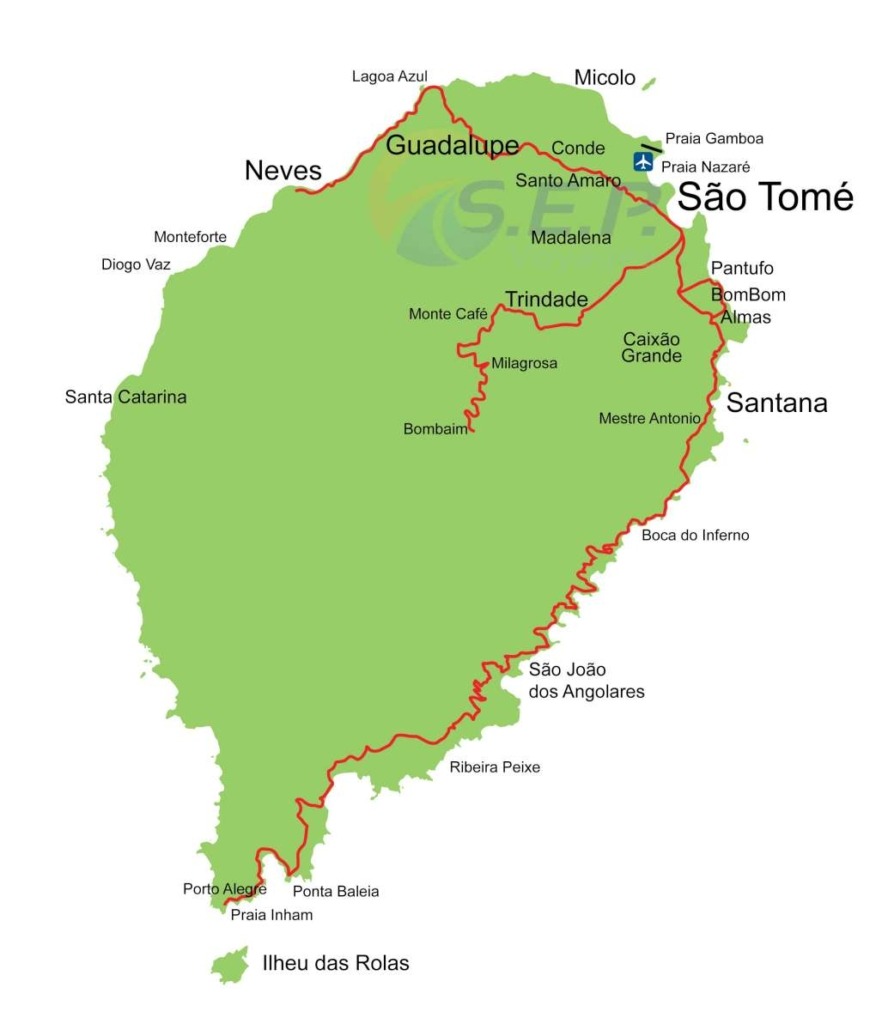 Parcourir l’île de de Sao Tomé du nord au sud et d’est en ouest en séjournant dans de petites structures rurales